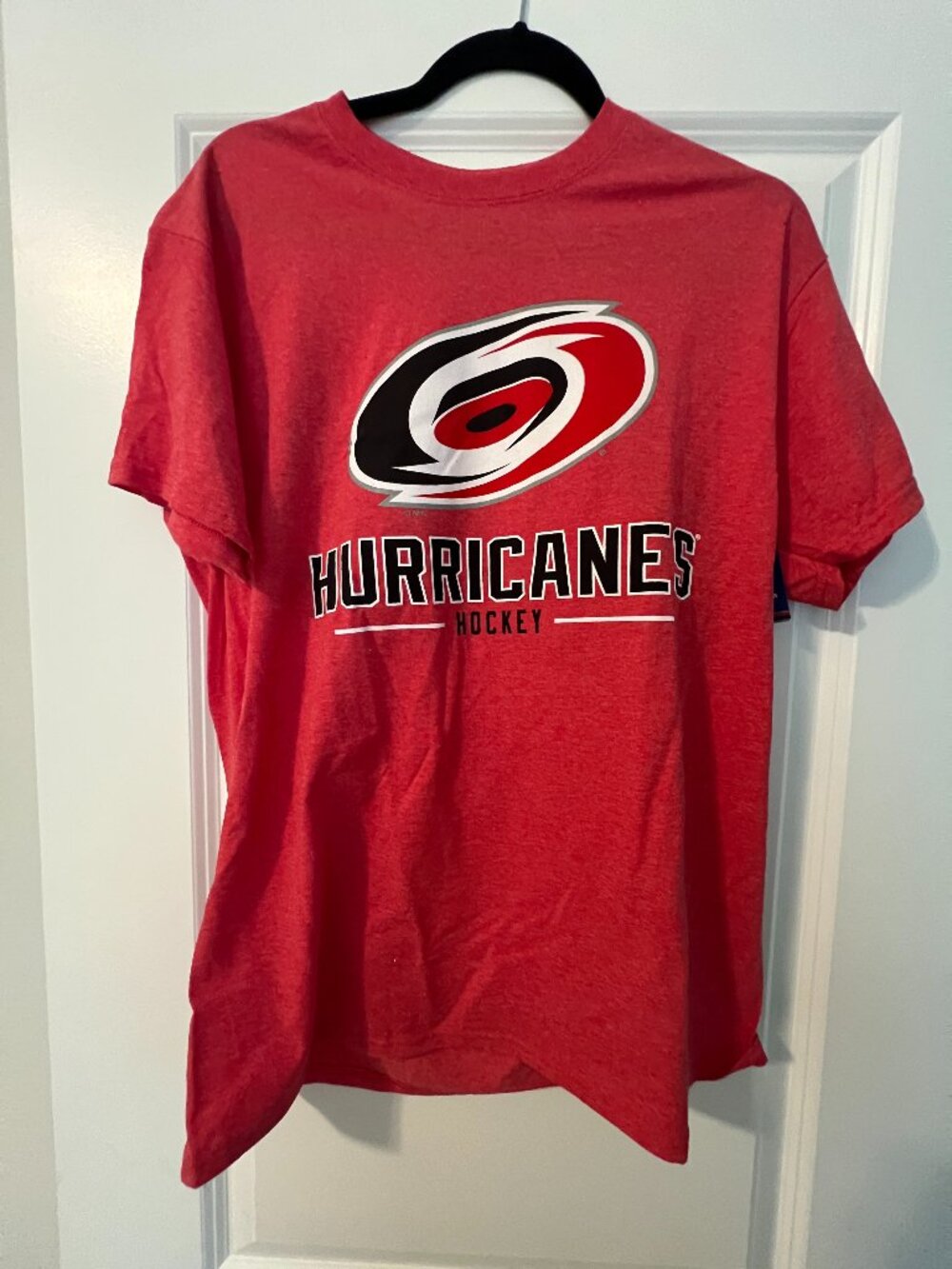 NWT Carolina Hurricanes Hockey T-Shirt - Champion Official NHL - Men's Med - Red